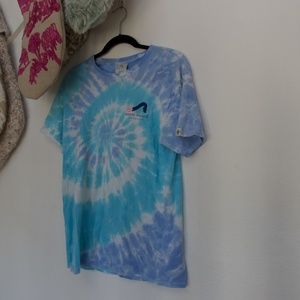 Simply Southern Collection Womens Tie Dye T-Shirt Beach Crew Medium